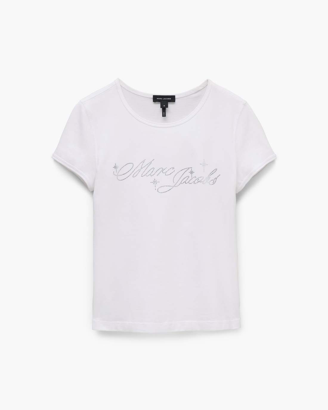 Charm Logo Shrunken Tee White - Marc Jacobs Featured
