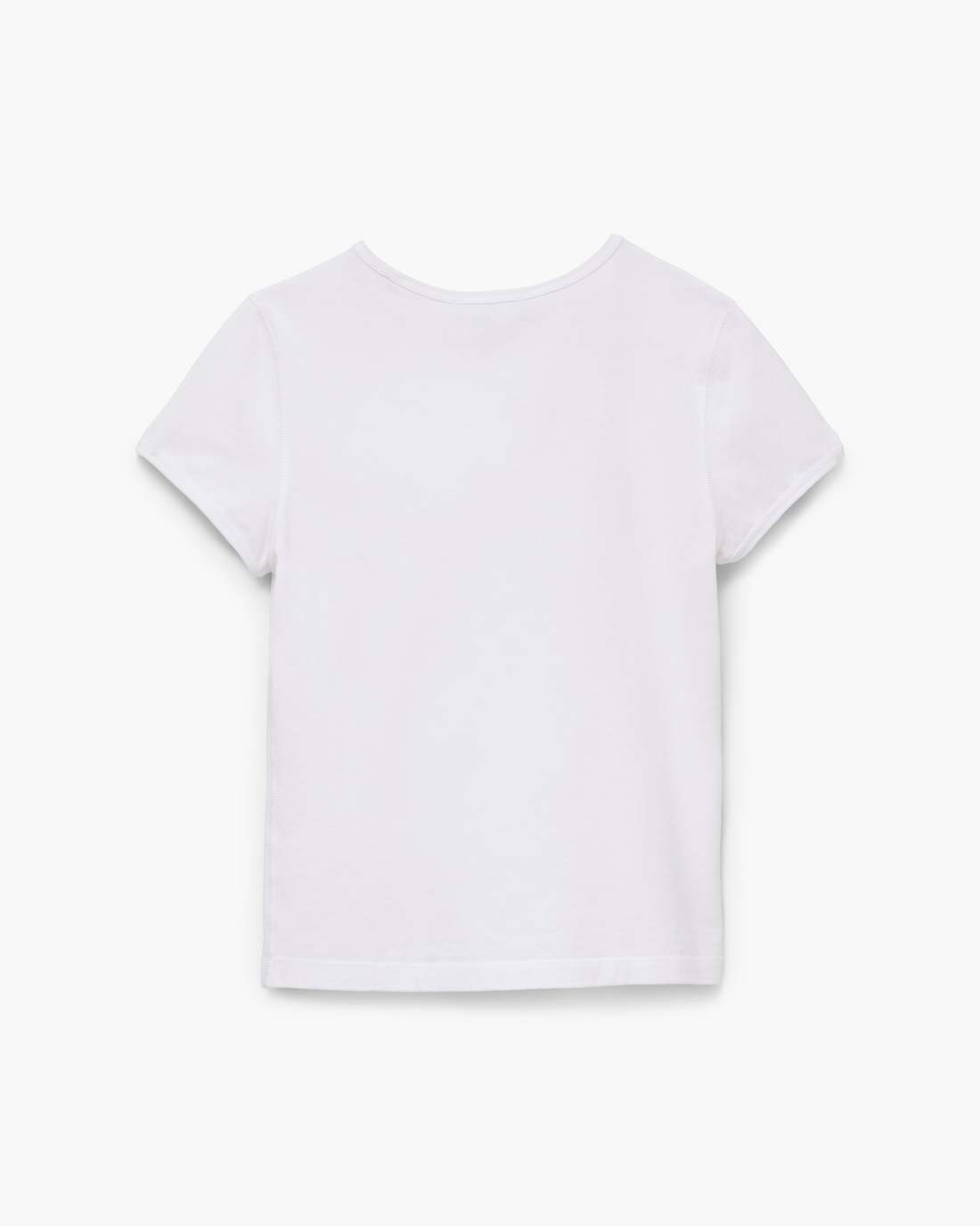 Charm Logo Shrunken Tee White - Marc Jacobs Featured