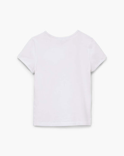 Charm Logo Shrunken Tee White - Marc Jacobs Featured