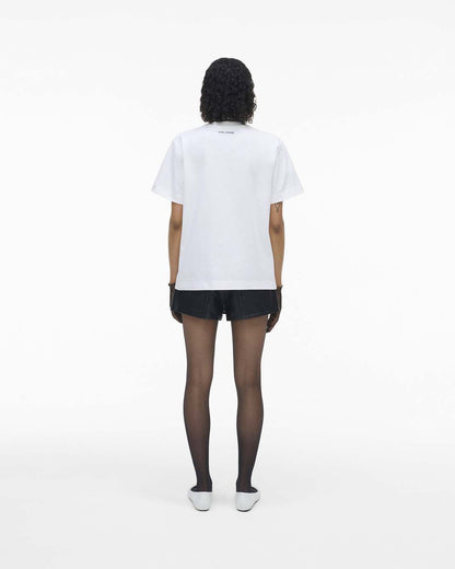 The Stripe Box Tee White - Marc Jacobs Popular