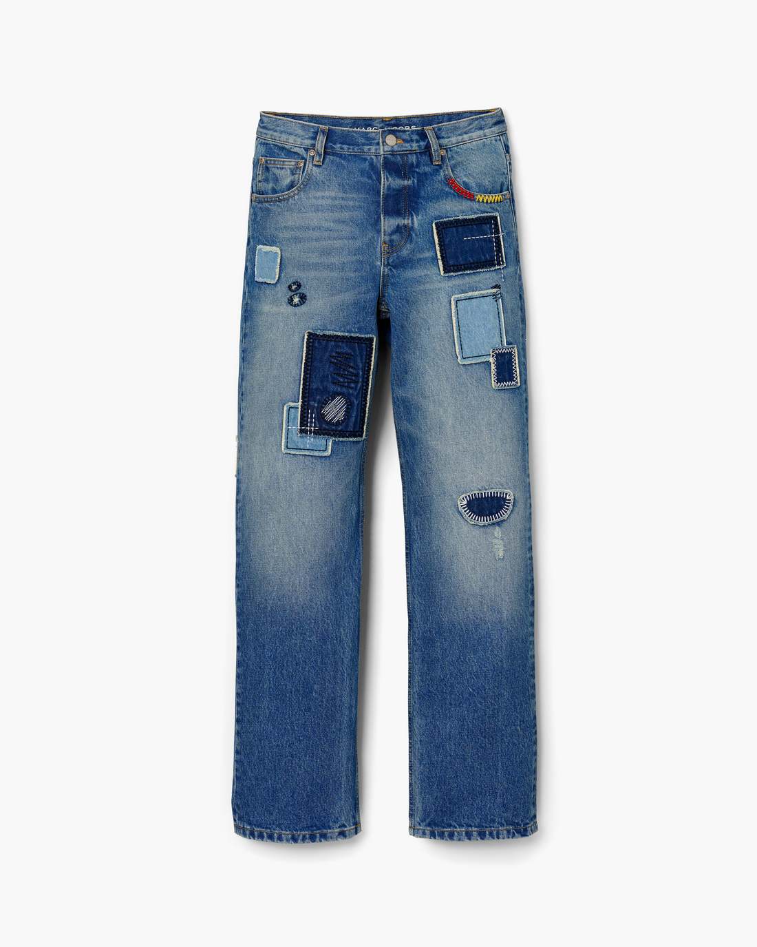 Patchwork Straight Jean Bright Indigo - Marc Jacobs Premium