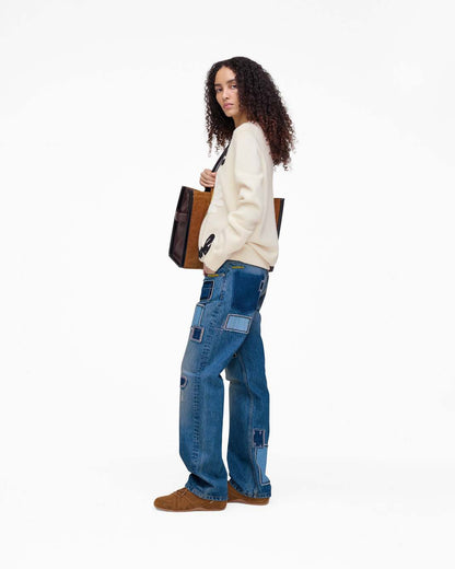 Patchwork Straight Jean Bright Indigo - Marc Jacobs Premium