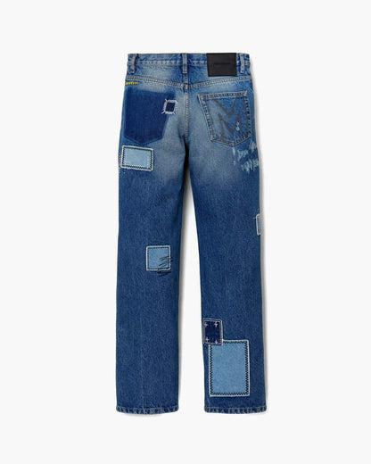Patchwork Straight Jean Bright Indigo - Marc Jacobs Premium