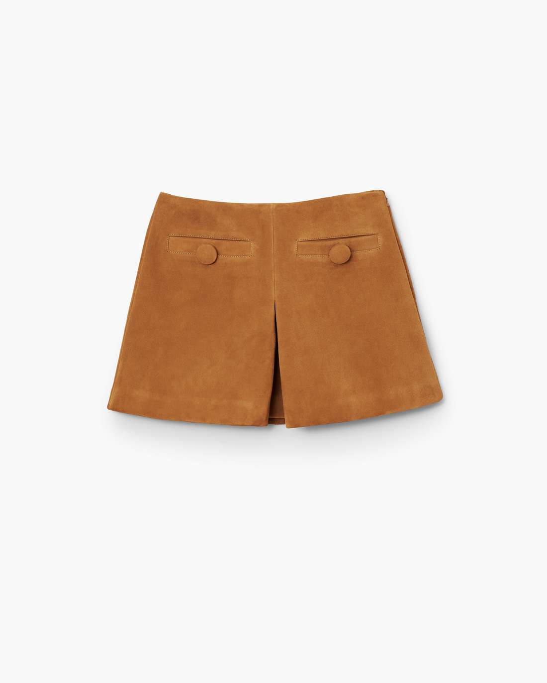 Suede Box Pleat Mini Skirt Copper - Marc Jacobs Best Seller