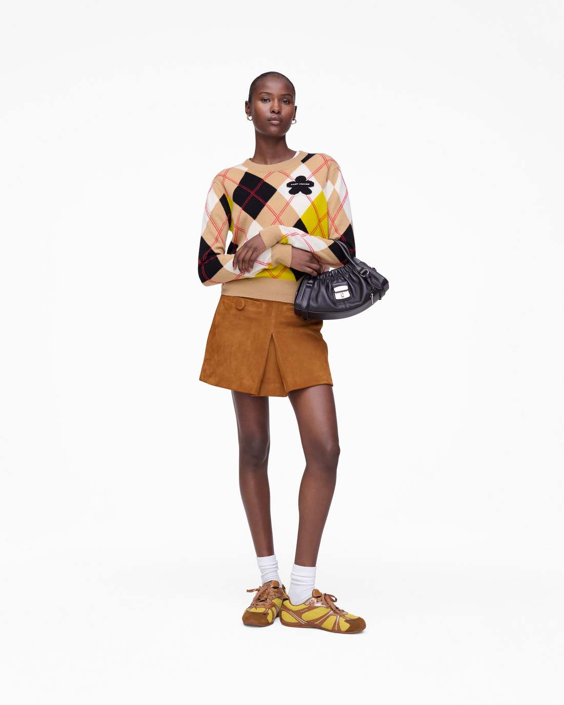 Suede Box Pleat Mini Skirt Copper - Marc Jacobs Best Seller