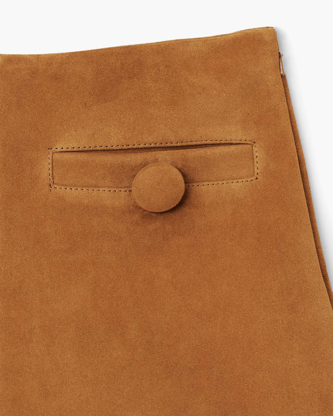 Suede Box Pleat Mini Skirt Copper - Marc Jacobs Best Seller