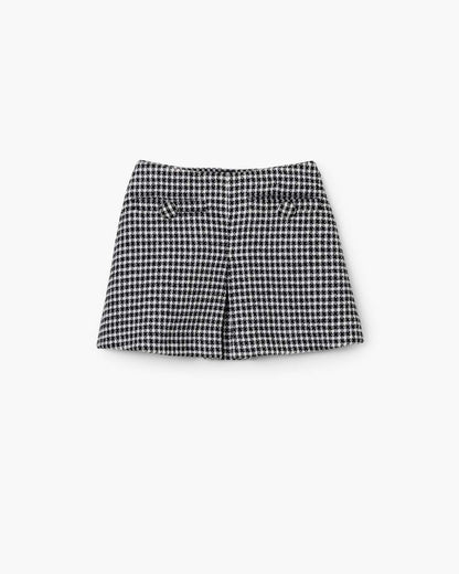 Gingham Tweed Mini Skirt Black Multi - Marc Jacobs Recommended