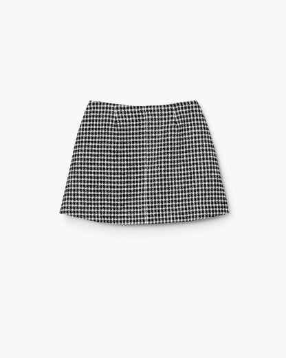 Gingham Tweed Mini Skirt Black Multi - Marc Jacobs Recommended