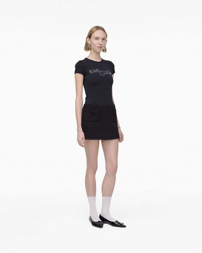 Tweed Mini Skirt Black - Marc Jacobs Featured
