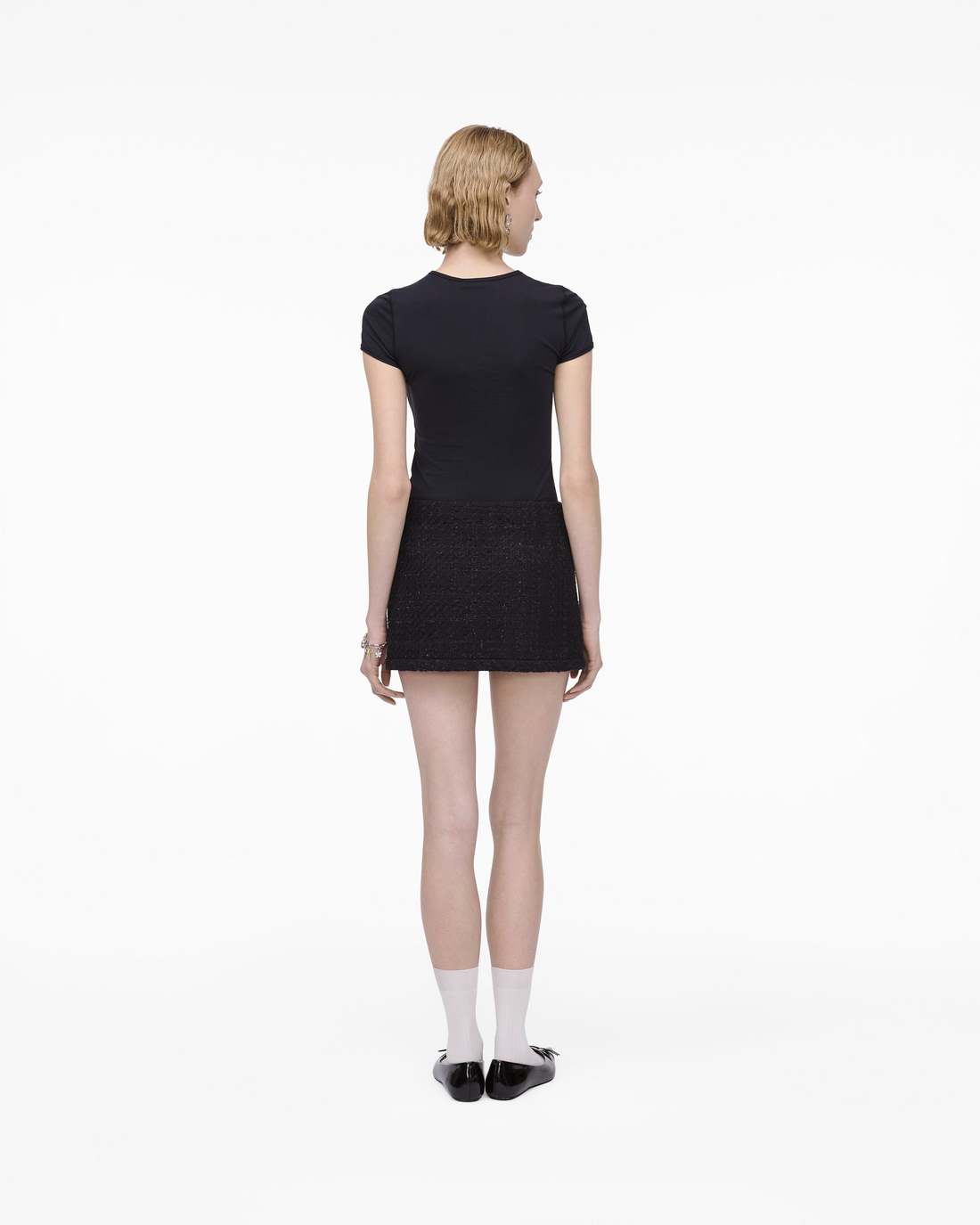 Tweed Mini Skirt Black - Marc Jacobs Featured