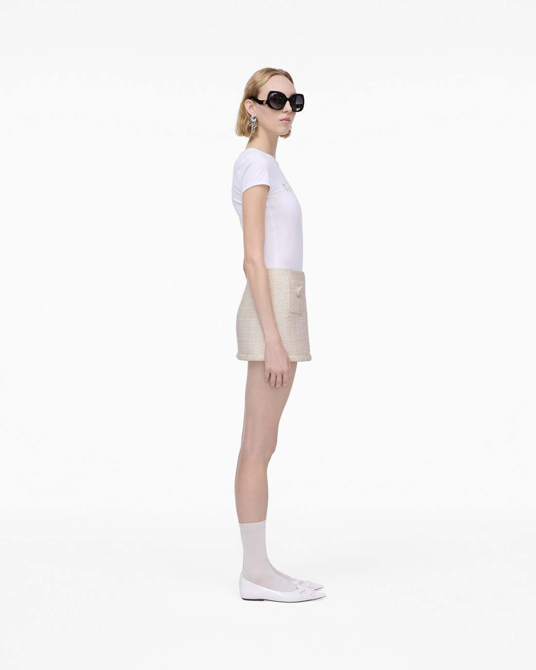 Tweed Mini Skirt Ivory - Marc Jacobs Popular