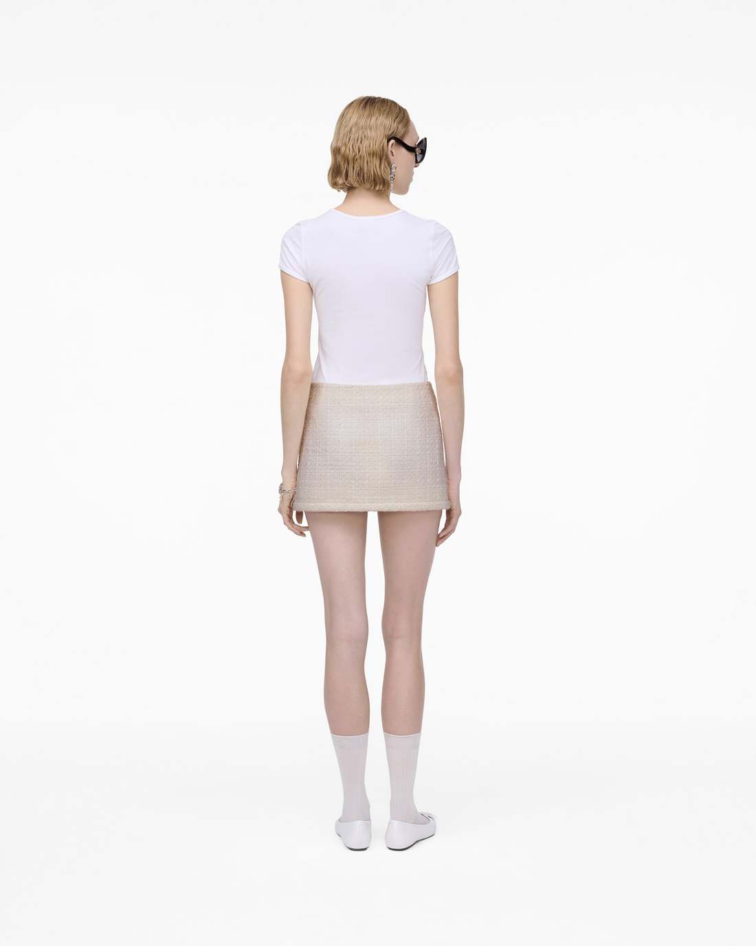 Tweed Mini Skirt Ivory - Marc Jacobs Popular