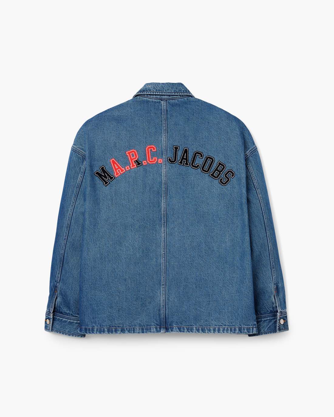 The A.P.C. X Marc Jacobs Denim Unisex Jacket Washed Indigo - Marc Jacobs Signature