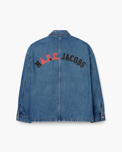 The A.P.C. X Marc Jacobs Denim Unisex Jacket Washed Indigo - Marc Jacobs Signature