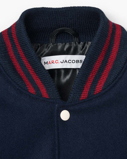 The A.P.C. X Marc Jacobs  Varsity Jacket Dark Navy/White - Marc Jacobs Premium