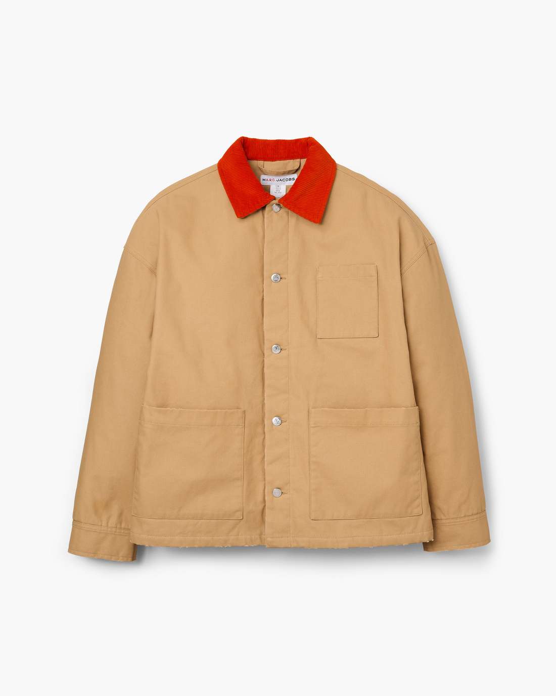 The A.P.C. X Marc Jacobs Stoned Canvas Unisex Jacket Camel - Marc Jacobs New