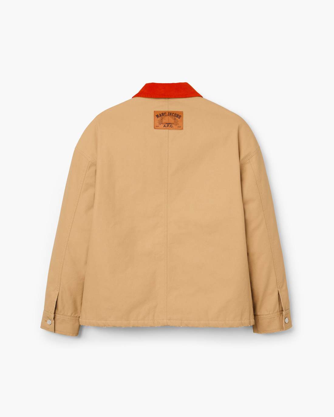 The A.P.C. X Marc Jacobs Stoned Canvas Unisex Jacket Camel - Marc Jacobs New