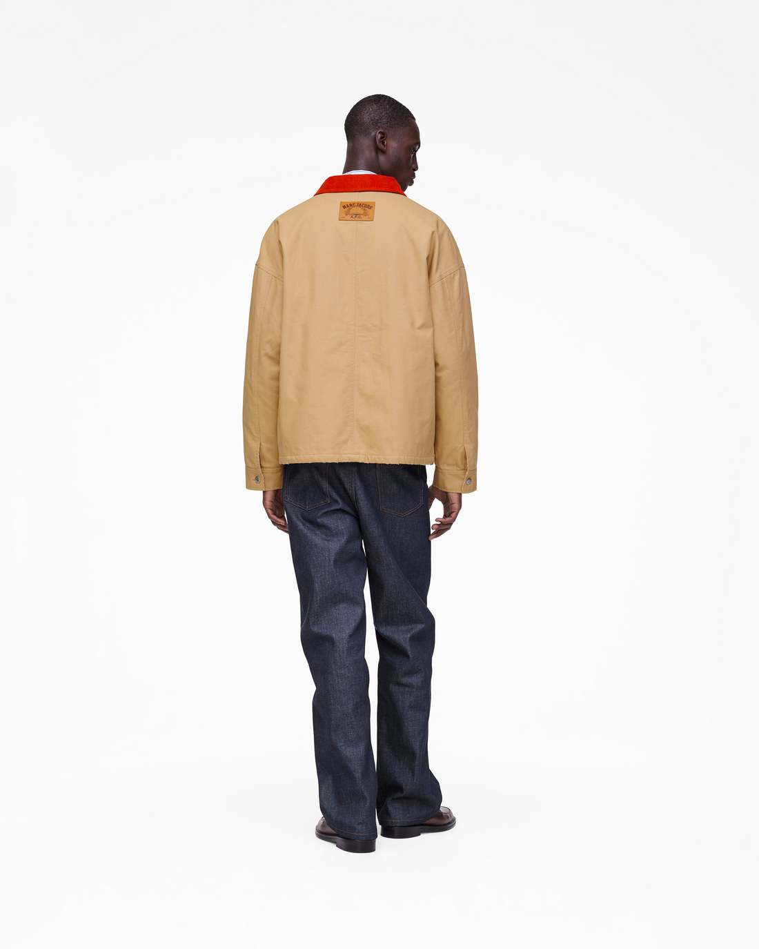 The A.P.C. X Marc Jacobs Stoned Canvas Unisex Jacket Camel - Marc Jacobs New