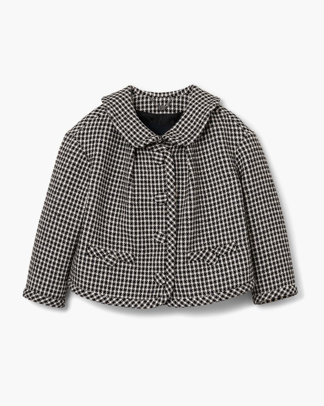 Gingham Tweed Jacket Black Multi - Marc Jacobs Trending