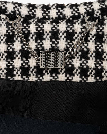Gingham Tweed Jacket Black Multi - Marc Jacobs Trending