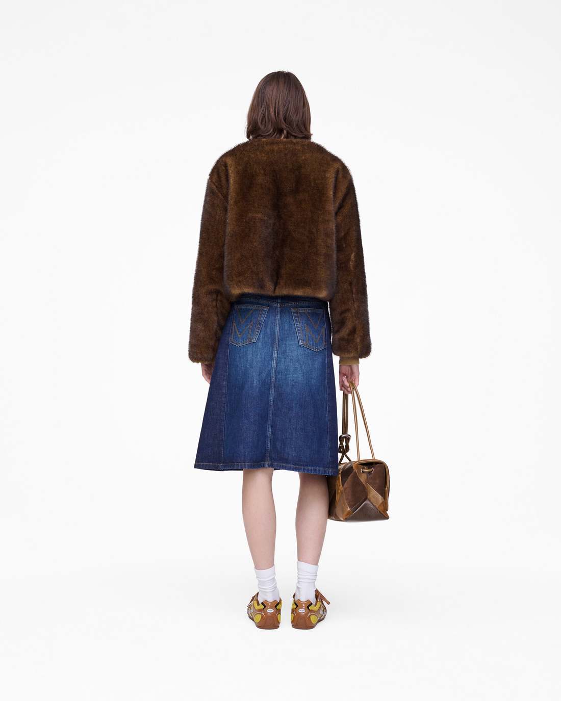 Teddy Cropped Jacket Ebony - Marc Jacobs Recommended