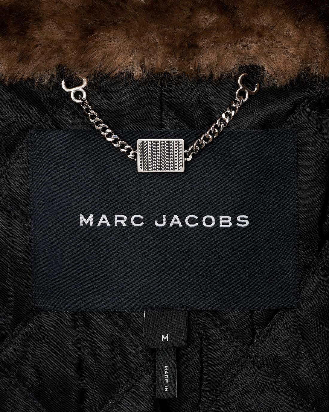 Teddy Cropped Jacket Ebony - Marc Jacobs Recommended