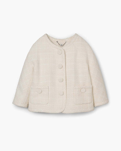 Tweed Backwards Lady Jacket Ivory - Marc Jacobs Exclusive