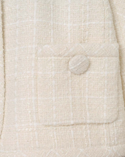 Tweed Backwards Lady Jacket Ivory - Marc Jacobs Exclusive