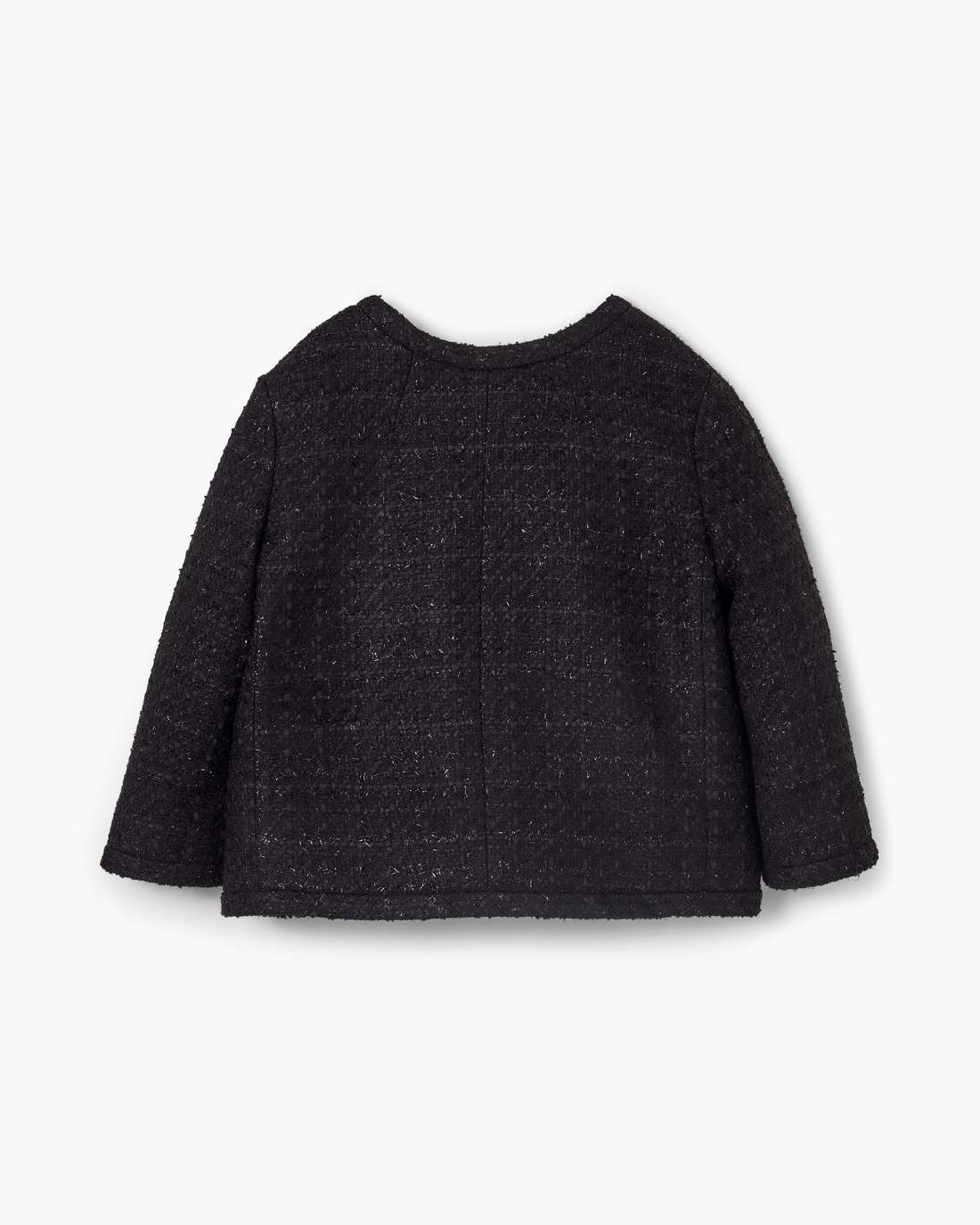 Tweed Backwards Lady Jacket Black - Marc Jacobs Signature