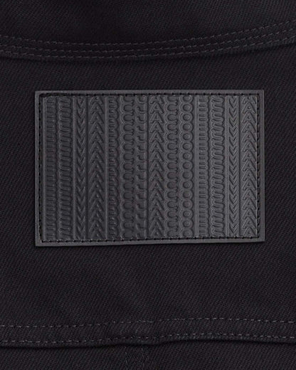 The Fluted Denim Jacket Black - Marc Jacobs New