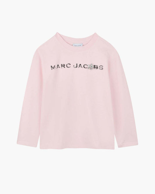 The Gem Daisy Logo Tee Pink - Marc Jacobs Exclusive