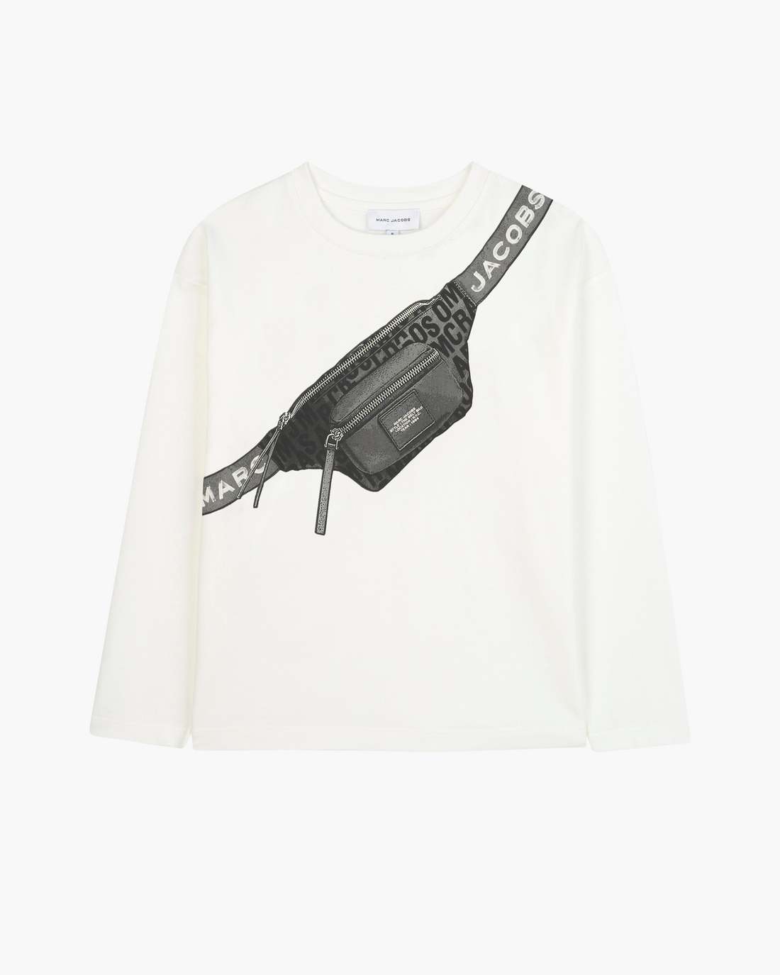 The Trompe Loeil Tee White - Marc Jacobs Signature