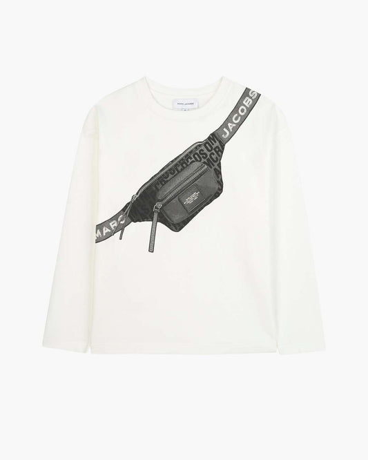 The Trompe Loeil Tee White - Marc Jacobs Signature