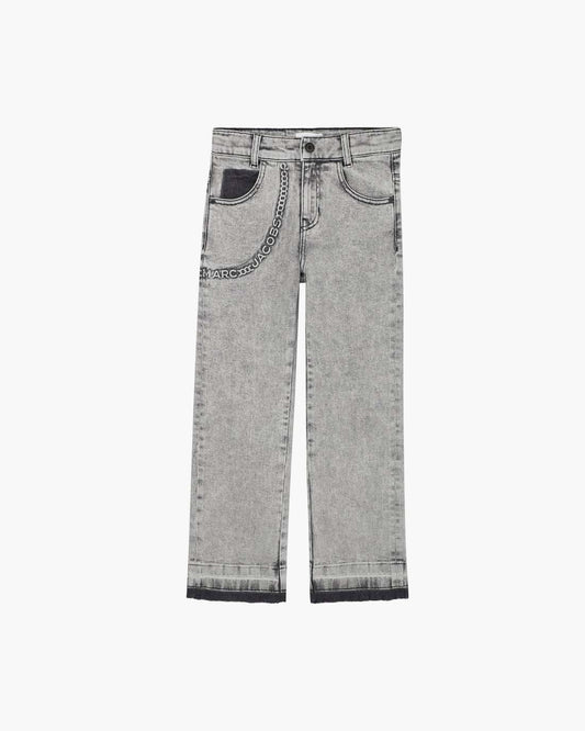 The Trompe Loeil Chain Jeans Black - Marc Jacobs Premium