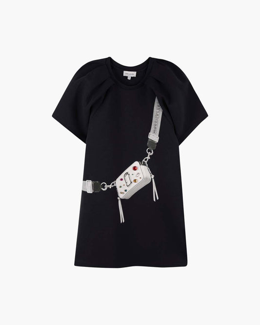 The Trompe Loeil Snapshot Dress Navy - Marc Jacobs Trending