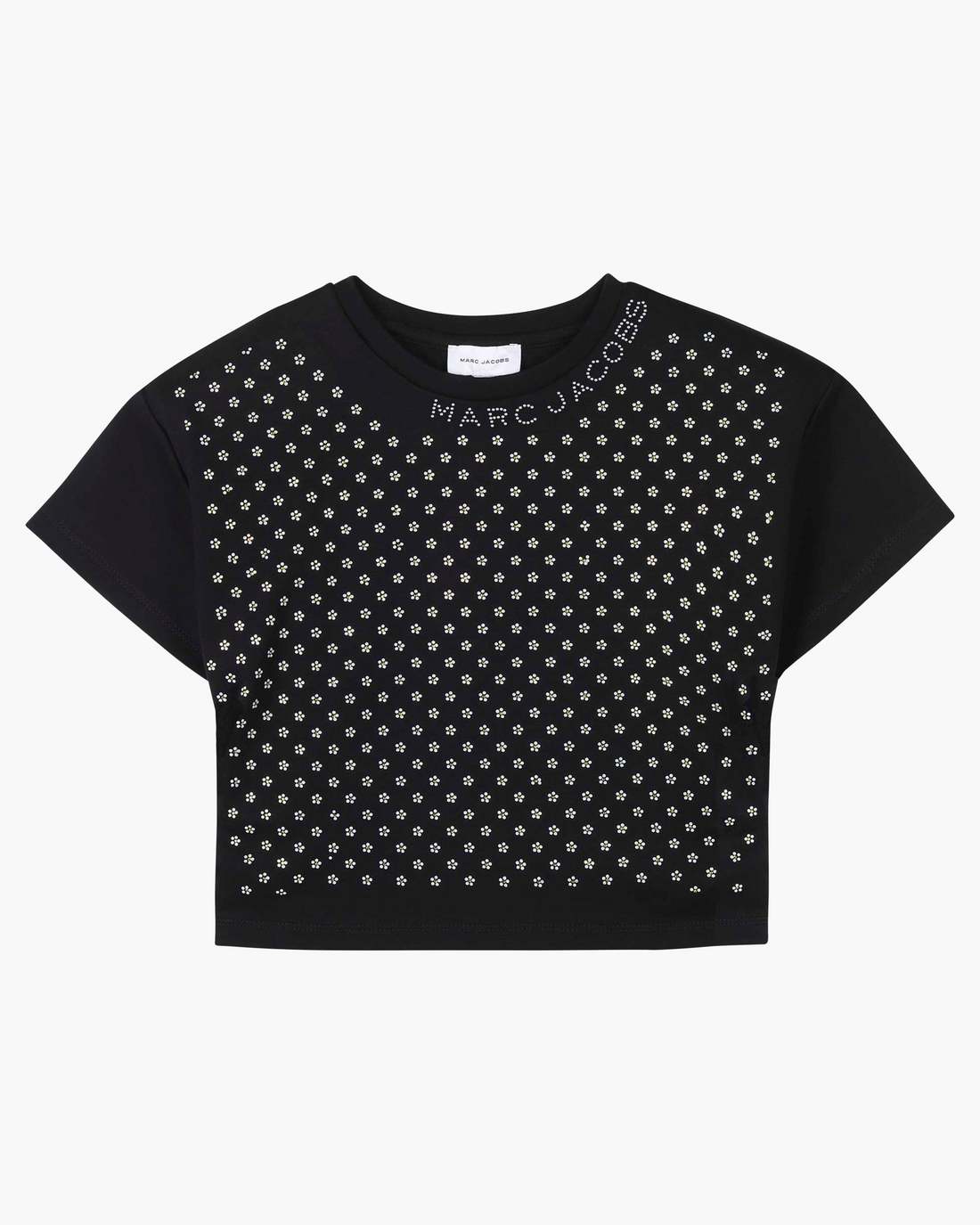 The Crystal Daisy Cropped Shirt Black - Marc Jacobs Best Seller