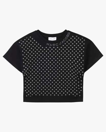 The Crystal Daisy Cropped Shirt Black - Marc Jacobs Best Seller