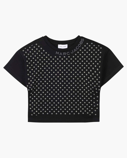 The Crystal Daisy Cropped Shirt Black - Marc Jacobs Best Seller