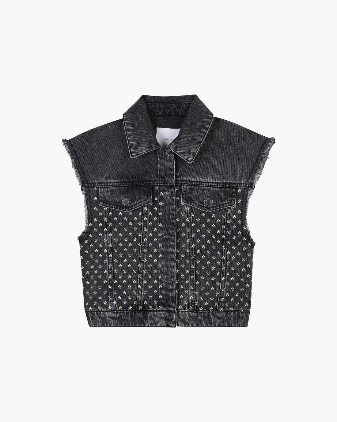 The Crystal Daisy Denim Vest Black - Marc Jacobs Recommended